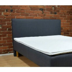 Uniikki Verhoiltu Sängynpääty 120 Cm, - Tummanharmaa Inari 96.