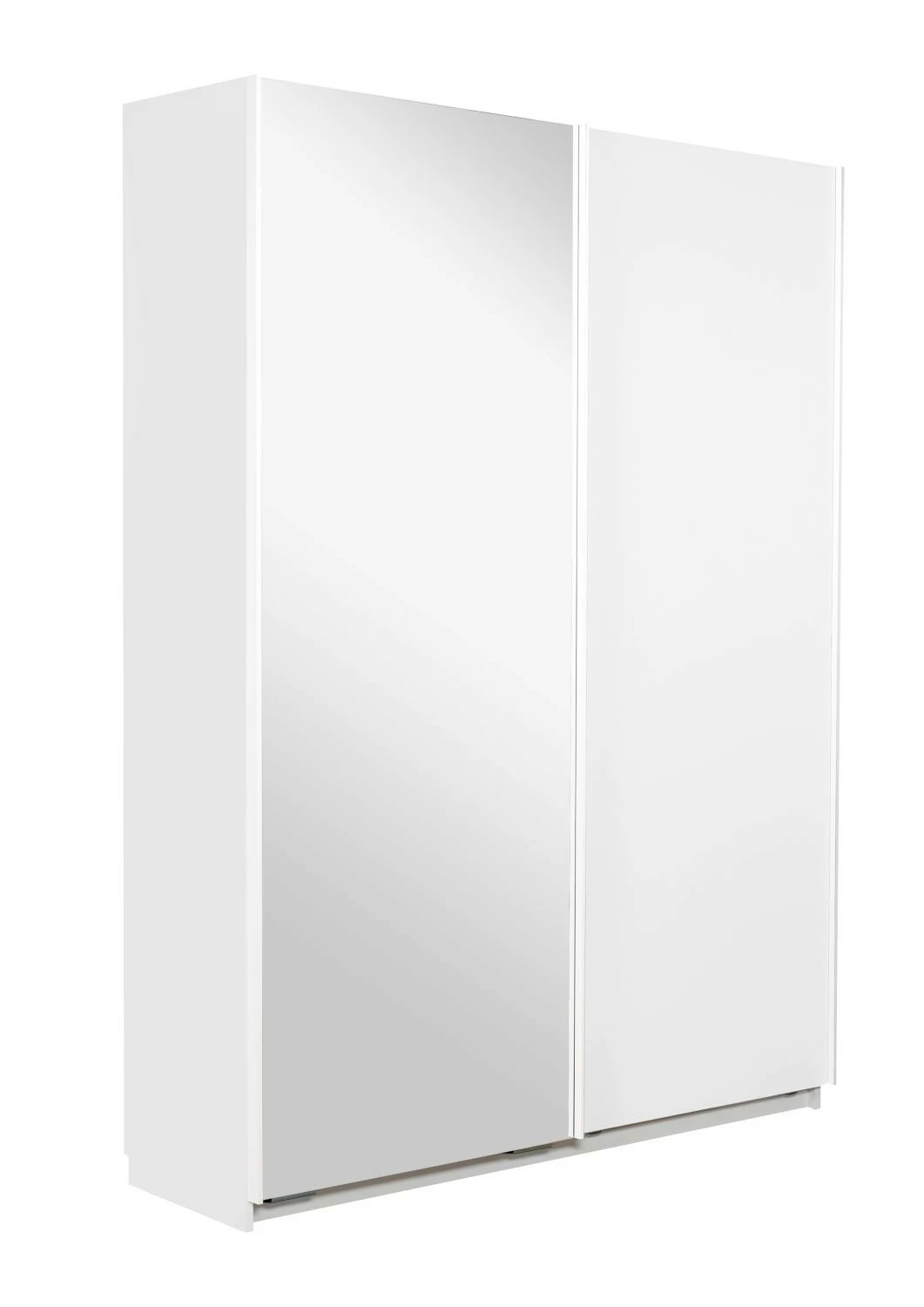 Stina Liukuovikomero 150x205cm, Valkoinen Ja Peiliovi 3 Stina Liukuovikomero 150x205cm, Valkoinen Ja Peiliovi
