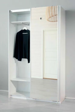 Stina Liukuovikomero 150x205cm, Hopeajalava Ja Peiliovi -Vuodevaatteet Myynti 2000128978 20 Stina liukuovikomero 150x205cm 20 5