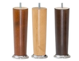 Max Sängyn Jalkasetti – PyöreäKartio 16 Cm -Vuodevaatteet Myynti Soft Kaluste Softi jalat koivu pyorea 1