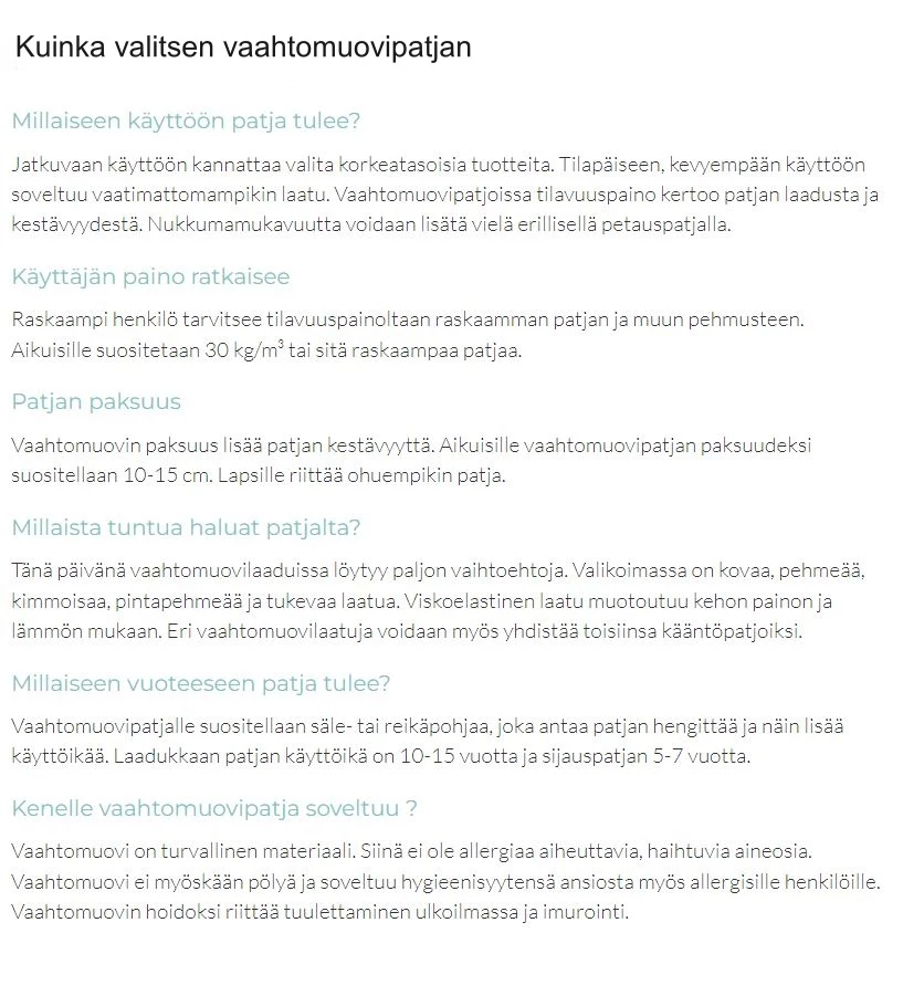 Vaahtomuovipatja ERX-55 4 Vaahtomuovipatja ERX-55 - Image 3