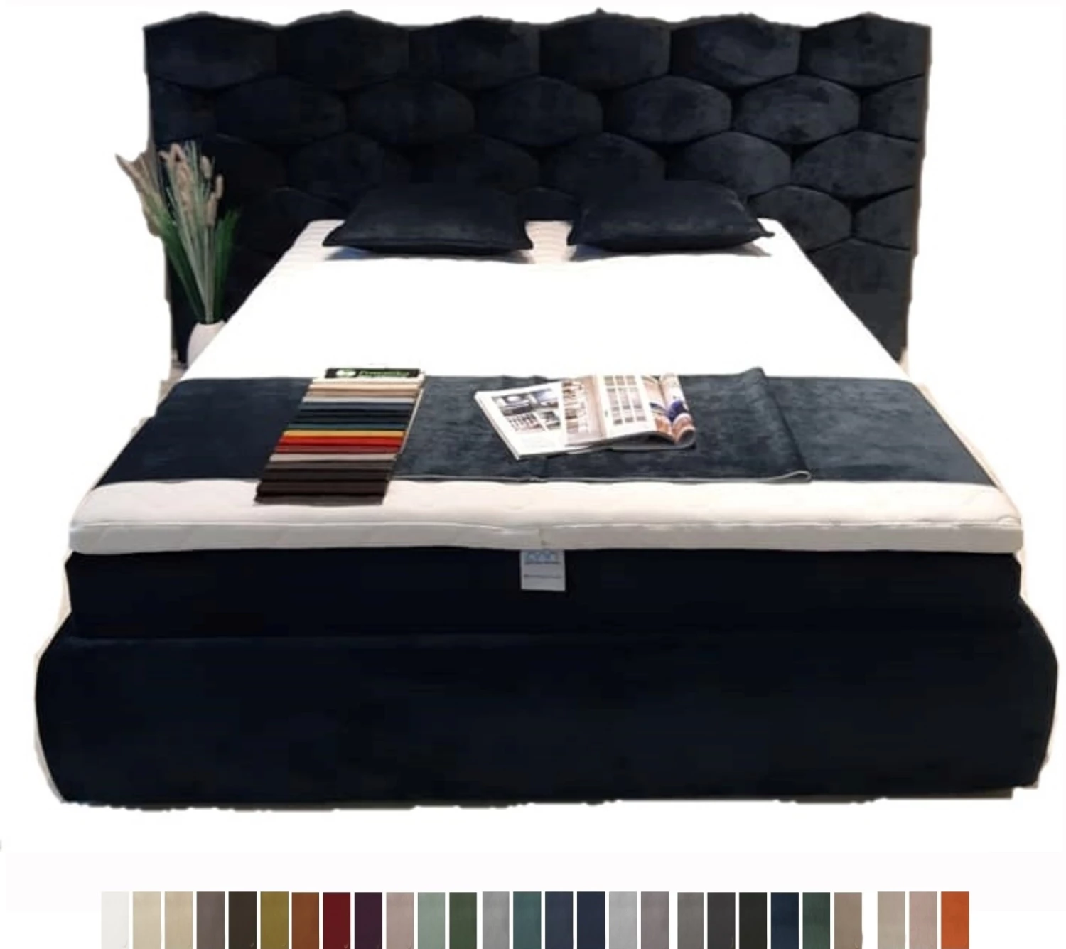 HoneyComb Sängynpääty 200 HR1 Kankailla 3 HoneyComb Sängynpääty 200 HR1 Kankailla